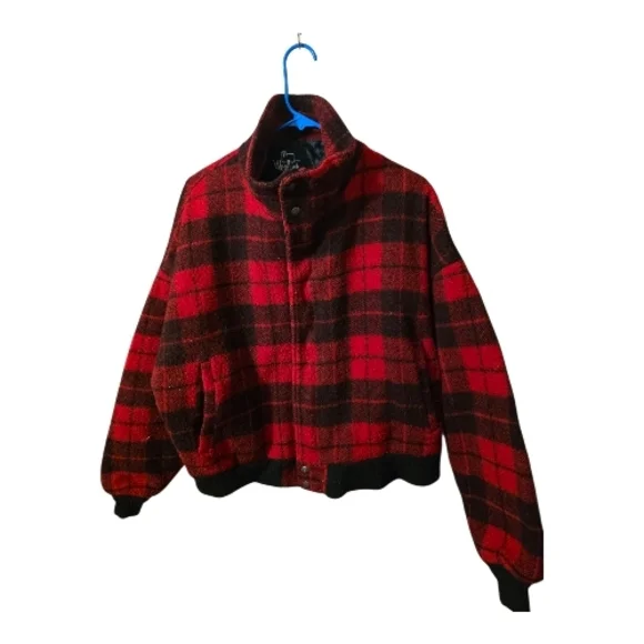 Woolrich Red and Black Checkered Jacket - Picture 1 of 3
